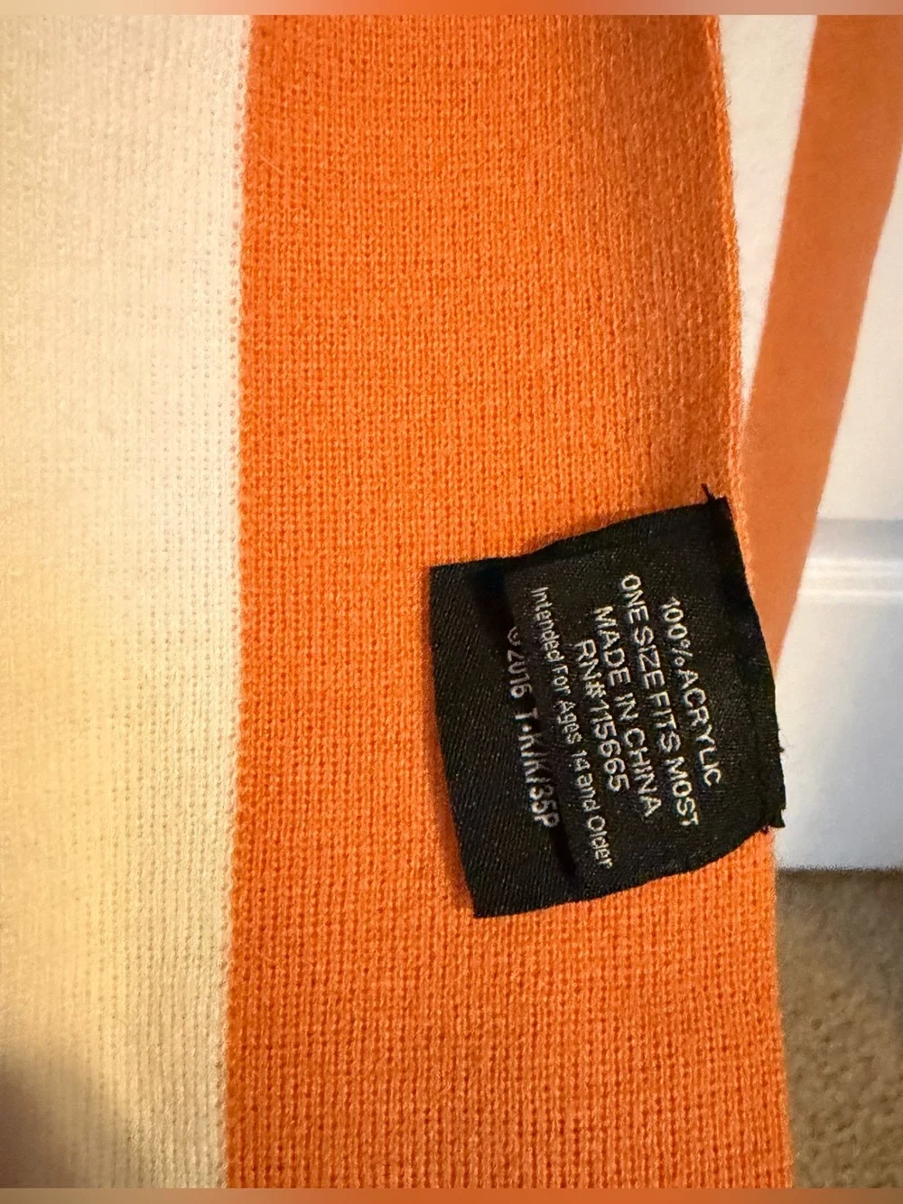 Scarf Striped Extra Long New